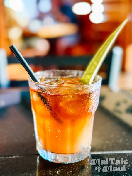 southside mai tai at Three's Bar & Grill