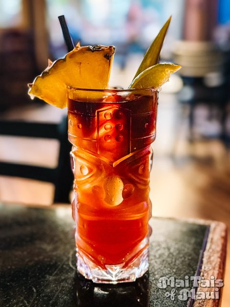 threes mai tai at Three's Bar & Grill