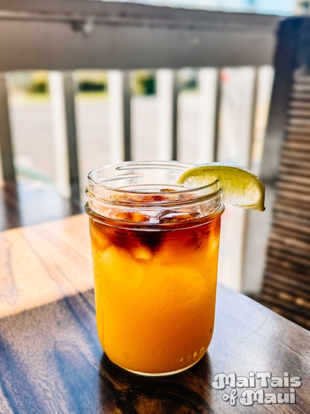 Mango Mai Tai at Pukalani Club House Restaurant & Bakery